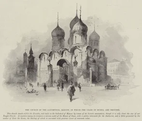 The Church of the Assumption, Moscow, in which the Czars of Russia are crowned